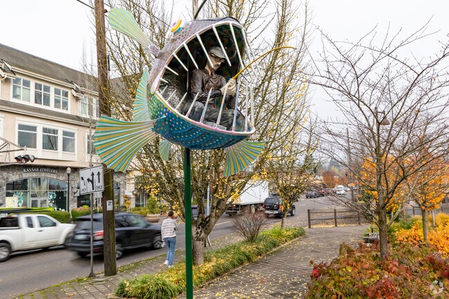 Discover Angler Fish, Rick True’s surreal sculpture nestled in Foothills.