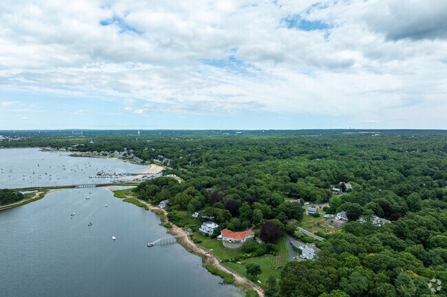 Monument Beach is located on Phinneys Harbor.