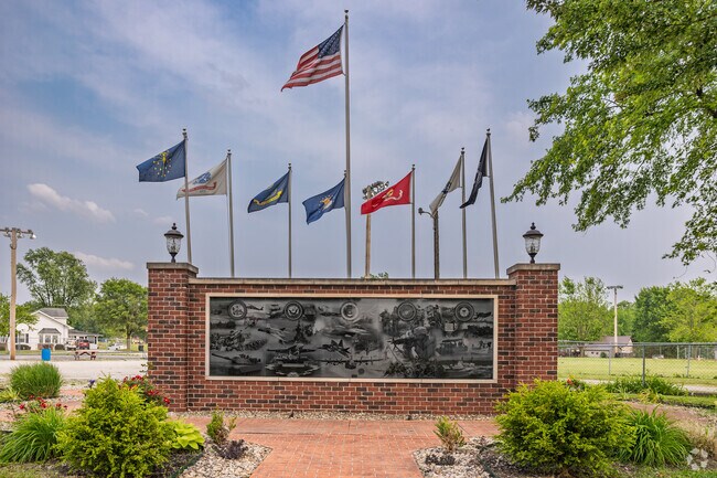 Summitville residents honor veterans with a memorial.