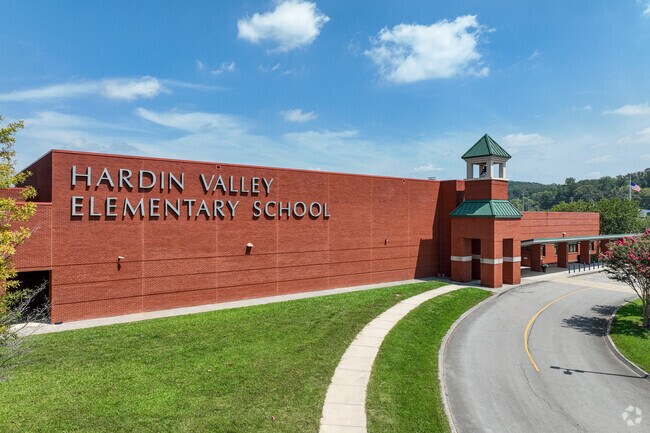 Hardin Valley Elementary School serves students in grades K-5 in Hardin Valley.