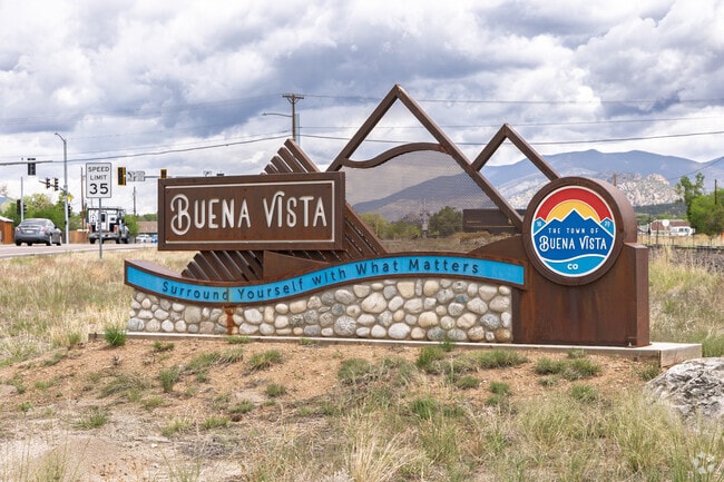 Buena Vista has a historic downtown and sits near the Arkansas River.
