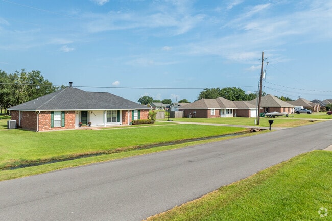 Quiet streets can be found in the residential areas of Prien.