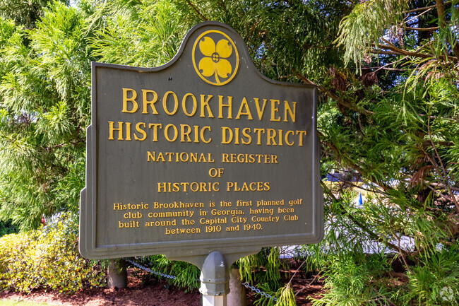 Map of Brookhaven, GA, Georgia