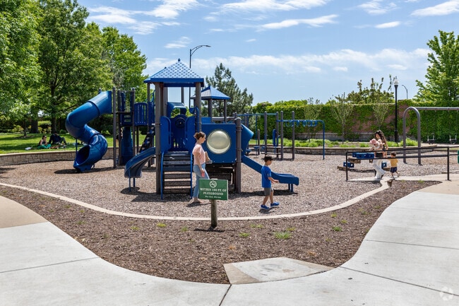 Kids love to run around at the Eastborough Park playground.