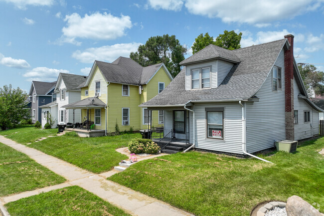 Homes Southeast South Bend often sit close together with no house looking the same.