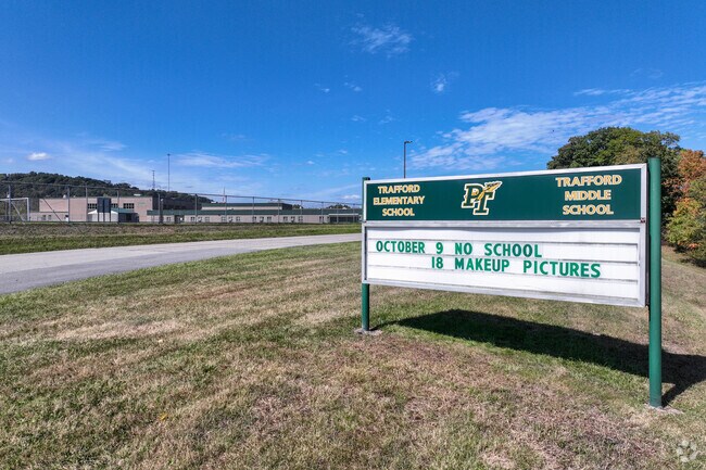 Trafford Elementary School shares a building with Trafford Middle School.