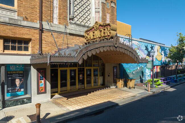 Near Fisher is Sanger Theater since 1927.
