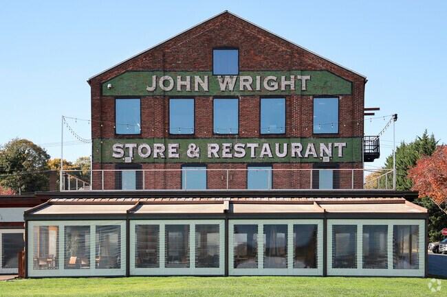 John Wright Store and Restaurant is located within a warehouse along the Susquehanna River.