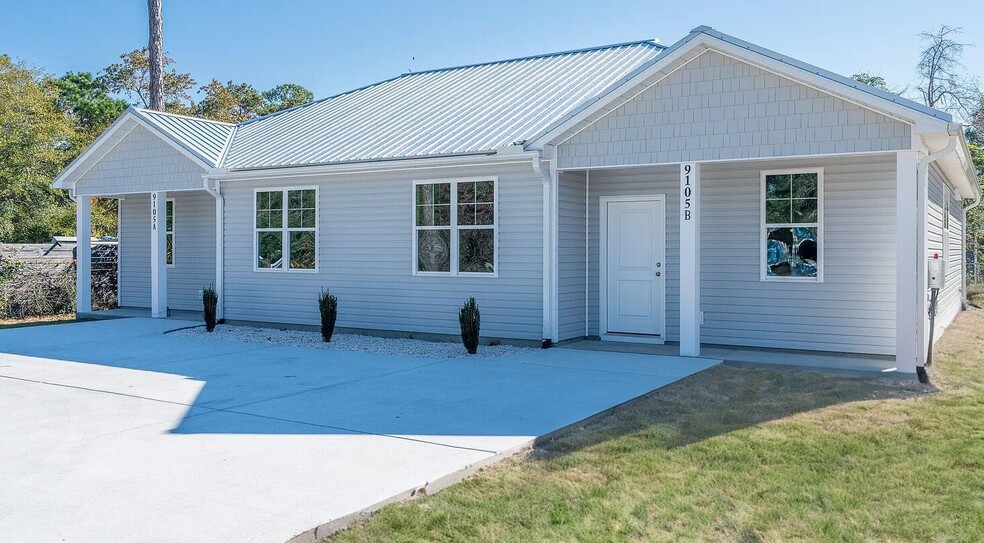 Front of unit and Parking