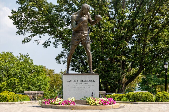 Braddock Park is named for James J. Braddock, known as 'Cinderella Man'.