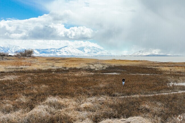 Utah Lake near Geneva neighborhood, Utah.