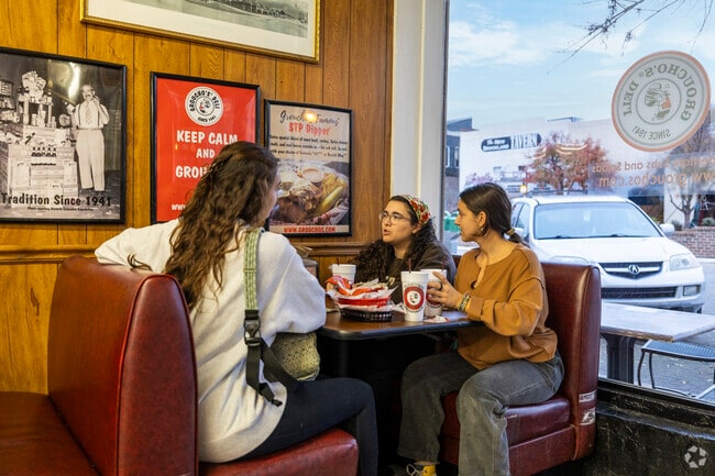 Groucho’s Deli is a Columbia favorite, nestled near historic University Hill streets.