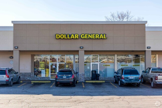 Shop for basic necessities at Dollar General in the Uplands Park neighborhood.