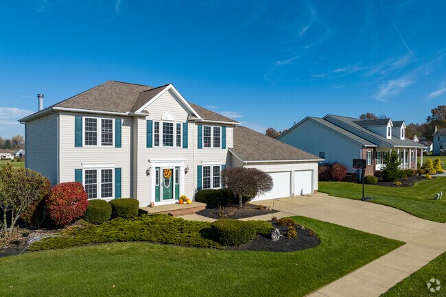 A fair number of homes in Southeast Massillon offer three car garages.