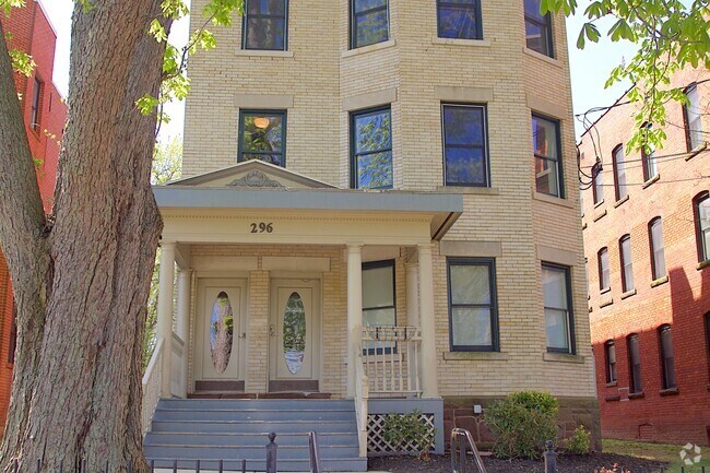 Many homes in Frog Hollow are multi-family duplexes.