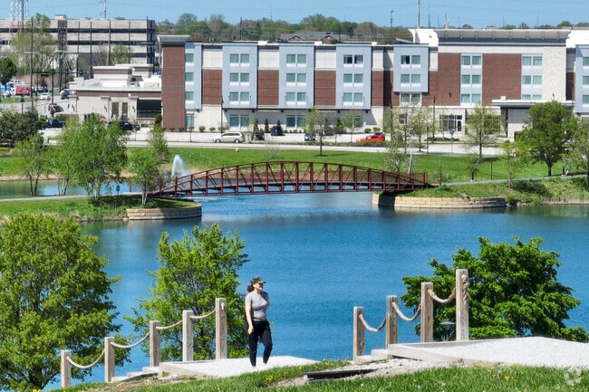 Residents of Dyer enjoy hiking at Centennial Park.