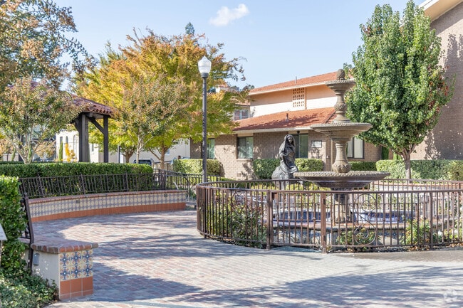 Saint Anne's Elementary school in Downtown Lodi is surrounded by a beautiful Plaza.