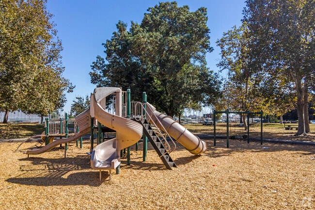 Kids love the playground at Buckley Cove Park in Stockton.