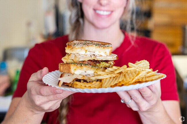 Bridge Creek is nearby one of the best sandwich shops in Tuttle called Tiger Shack.