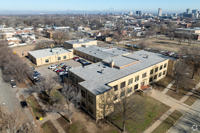 Here is an aerial view of Franklin Elementary School.