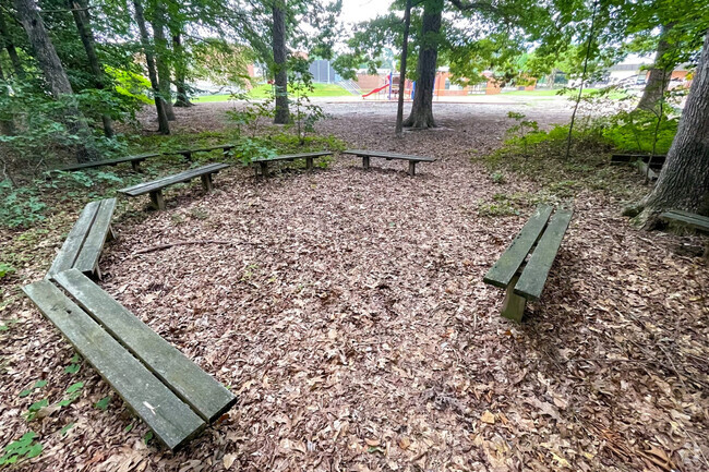 Falling Creek Elementary School has an outdoor classroom.