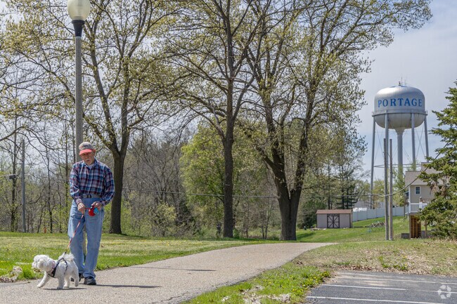 Portage residents can take their dog on a relaxing walk.