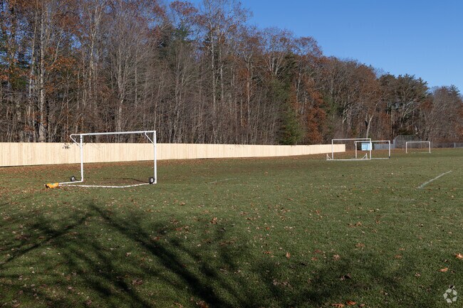 Village Elementary School has a soccer field.