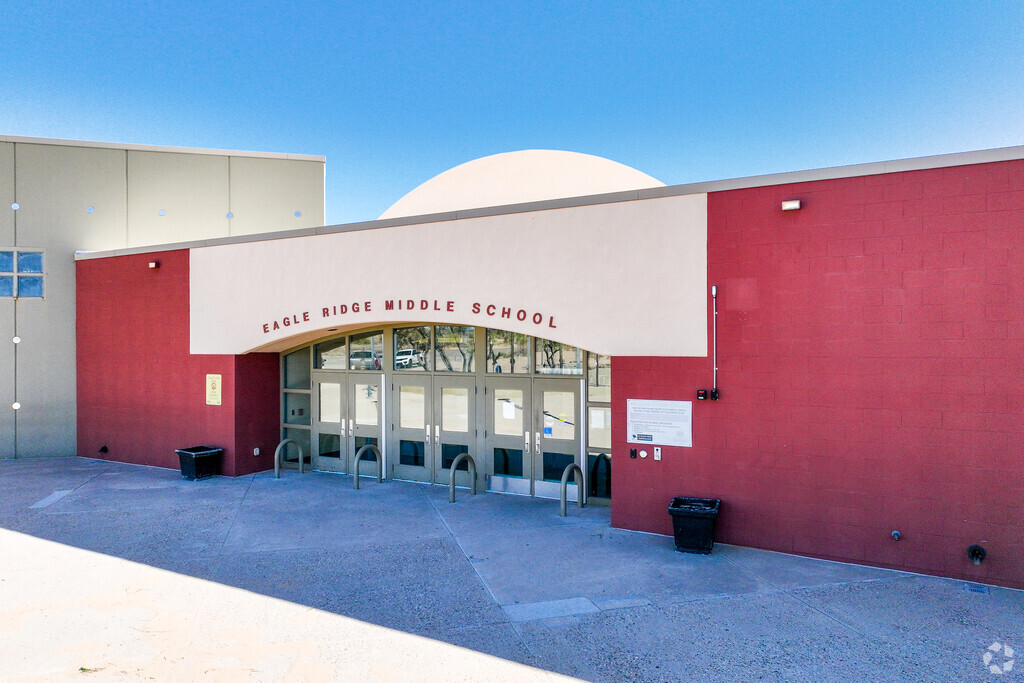 Entrance to Eagle Ridge Middle School.
