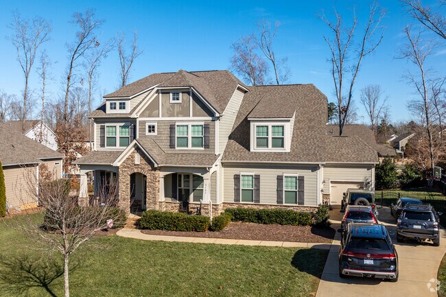 Larger Colonial Revival style homes are a popular option in Indian Trail.