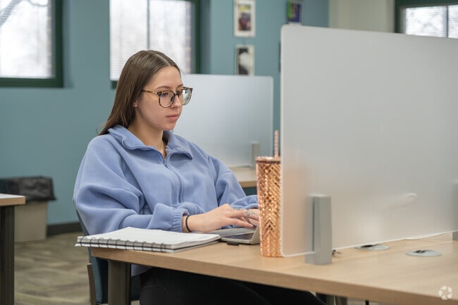 Indian Prairie Public Library features private study areas for residents of all ages.