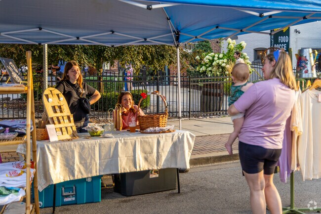 Moonlight Market is held the first and third Wednesdays of the month from May through September.