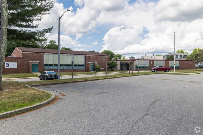 The Austin T. Levy School is located in the center of Harrisville, Rhode Island.