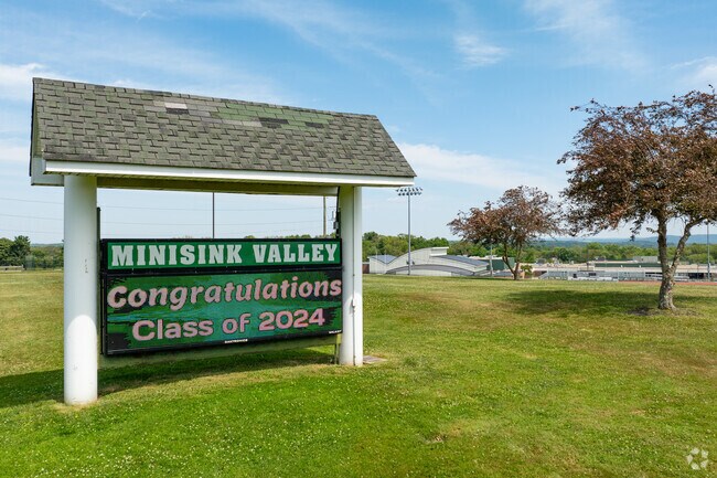 Welcome to the Minisink Valley Central School campus, home to about 3000 students in K-12.