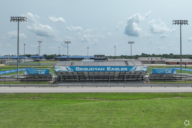 Sequoyah Elementary School shares a campus with Sequoyah Middle and High School.