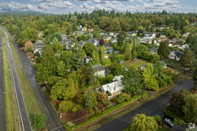 The Trolley Trail runs through the Oak Grove neighborhood.
