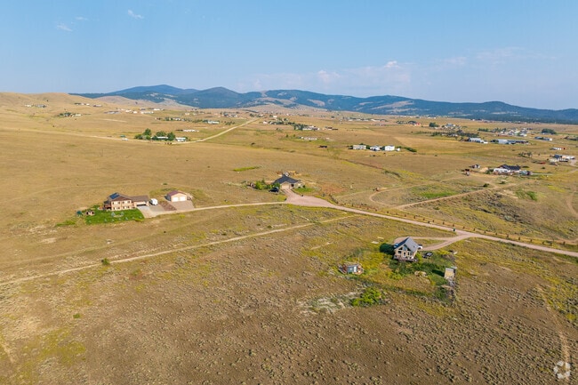 Birdseye is dominated by hills and unpaved roads.