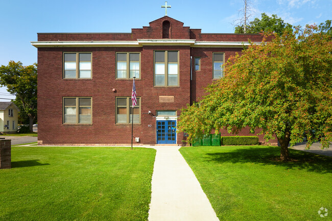 Main entrance to Cornerstone Christian Academy.