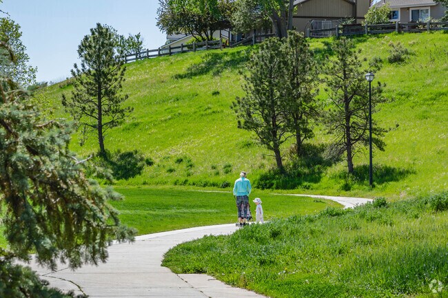 Northridge Park has plenty of walking paths for residents to enjoy alongside their youngsters.
