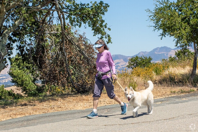 Central Orinda residents can appreciate how close they live to great natural walking areas for their dogs.