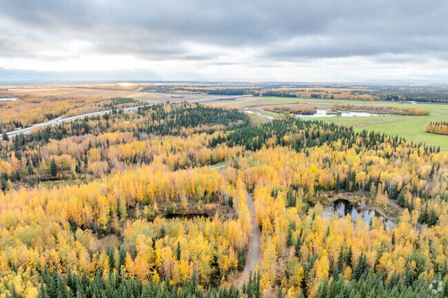 Moose Creek Bluff is a hiking area with stunning views of the landscape.