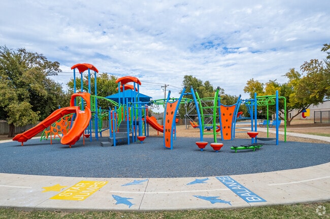 The playground area at Eisenhower Elementary School in Norman.