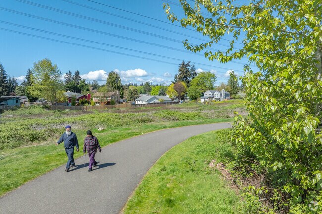 Take a walk through the BPA Trail to get to know the Madrona Meadows area.