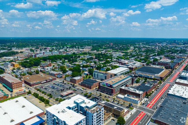 Carver is adjacent to a Kroger and a Lowe's for grocery and home goods.
