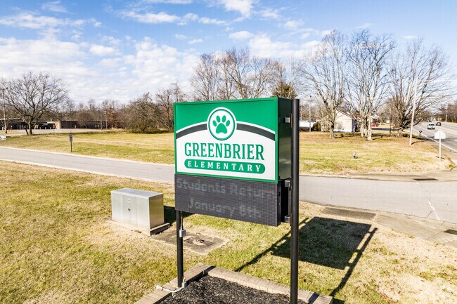 Greenbrier Elementary School is in the Robertson County school district.