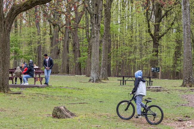Families enjoy Willowbrook Park on the weekends.