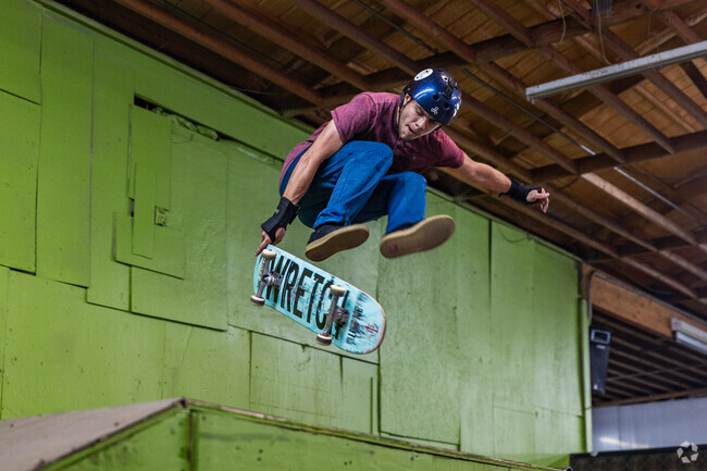 Hit the ramps at the nearby Slam City Skate Park in Fort Wayne for afternoon fun with friends.