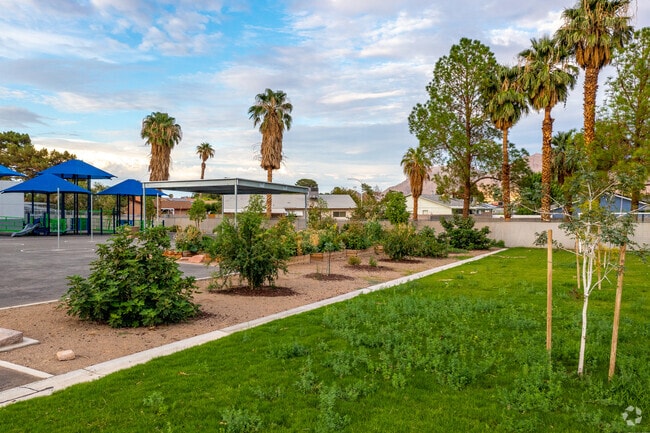 Elbert Edwards Elementary School garden.