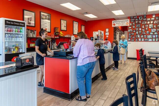 The younger residents of Lawton Station, love to stop into The Ice Cream Stop.