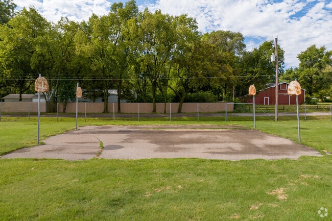 Get your friends together for a basketball game at North End Riverview Park.