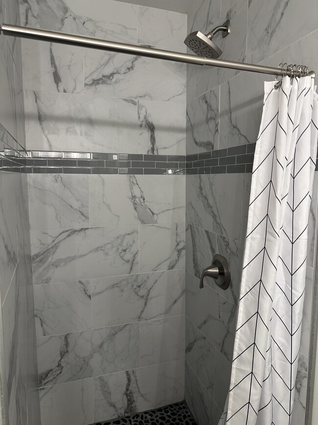 Downstairs shower.